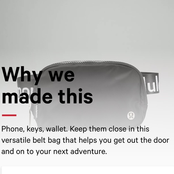 🍋NWT Lululemon Everywhere Belt Bag Wordmark - Picture 7 of 11